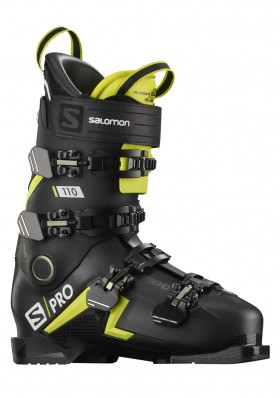 Lyžiarske topánky Salomon S / PRO 110 BLACK / Acid
